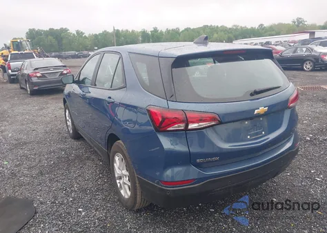 2024 Chevrolet Equinox Fwd Ls из США, поврежденный, VIN 3GNAXHEG3RL131421